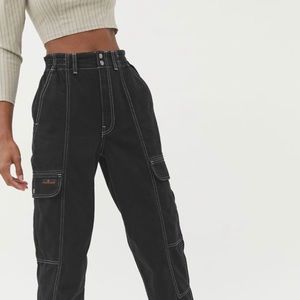BDG Blaine High-Waisted Skate Jean Black Denim